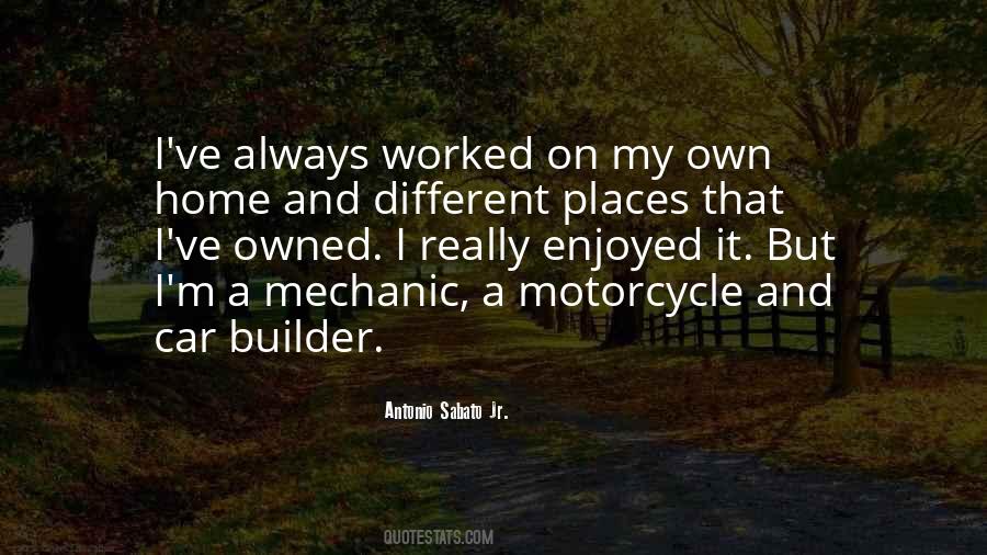 Quotes About A Mechanic #1019081