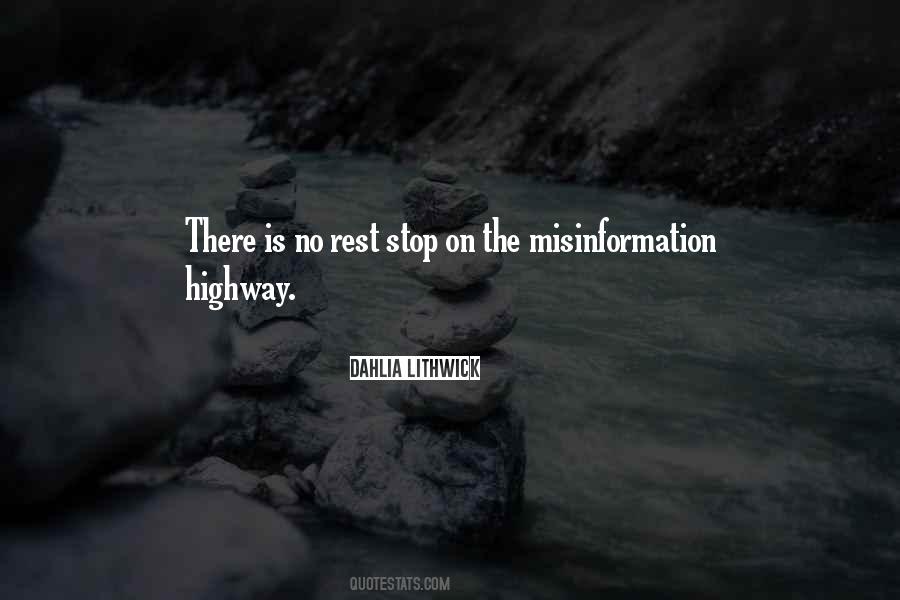 Quotes About Misinformation #690259