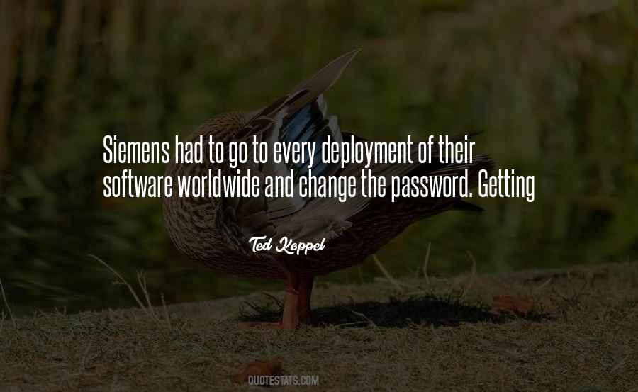 Quotes About Software Deployment #1200245