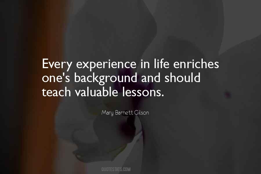 Life Experience Experience Quotes #20080