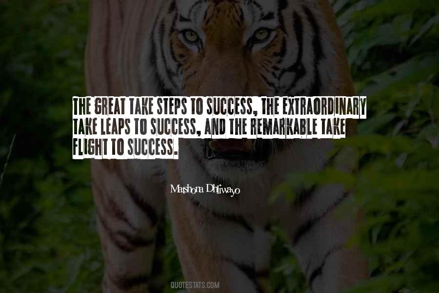 Extraordinary Success Quotes #530508