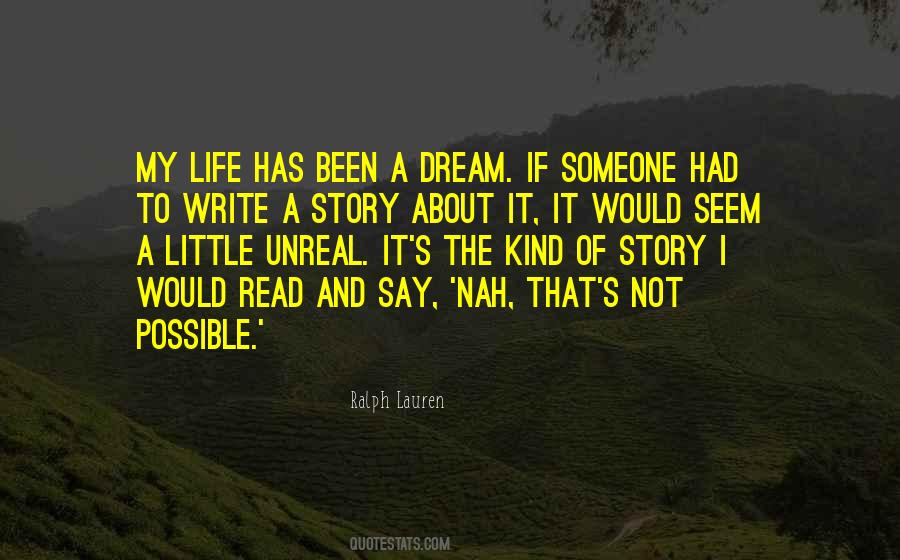 Quotes About Unreal #1034619