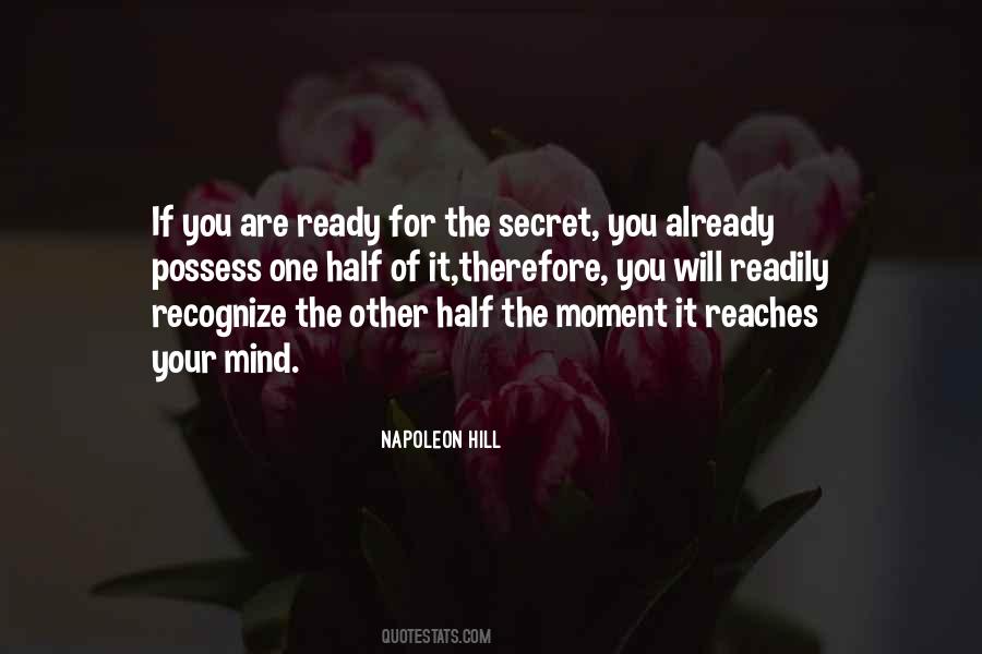 Secret You Quotes #1383367