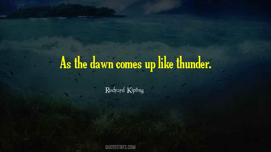 Quotes About Thunder #1121593