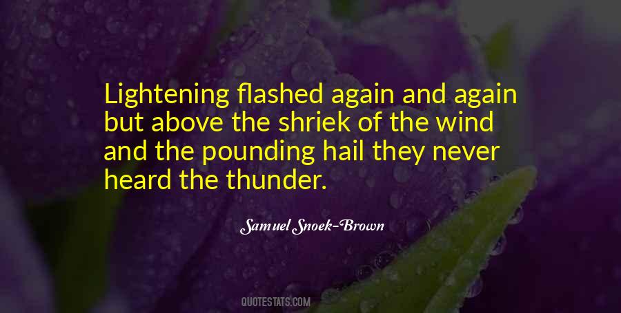 Quotes About Thunder #1266481