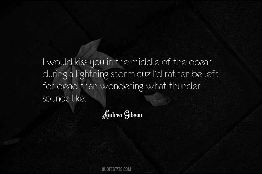 Quotes About Thunder #1286596