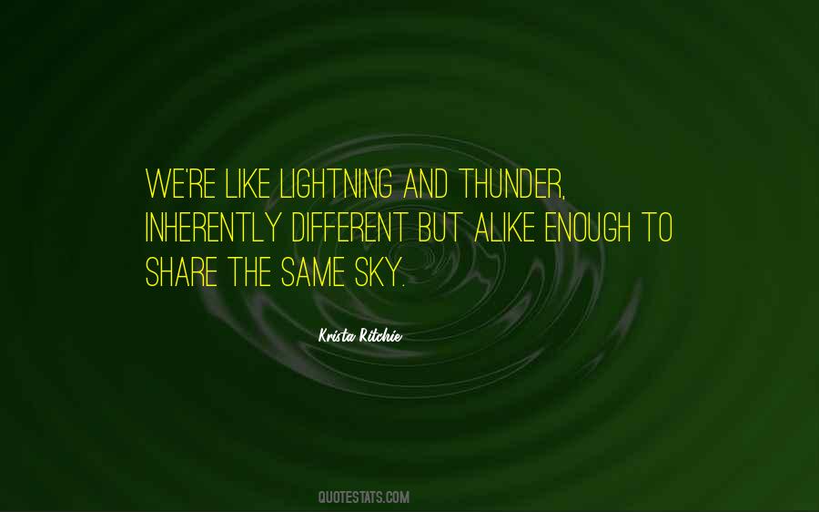 Quotes About Thunder #1325607