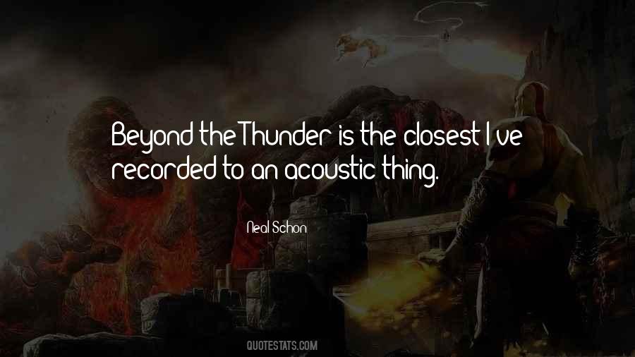 Quotes About Thunder #900892