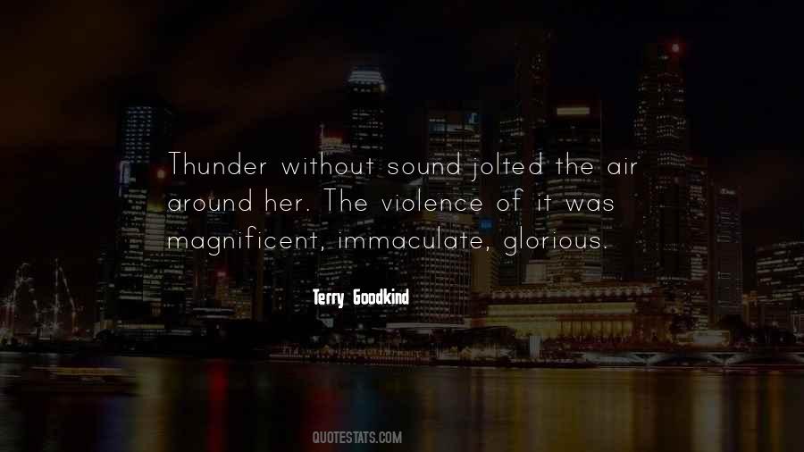 Quotes About Thunder #932896