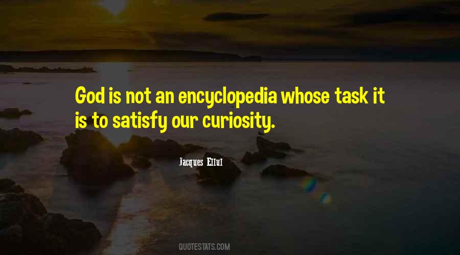 Quotes About Curiosity And God #1105475