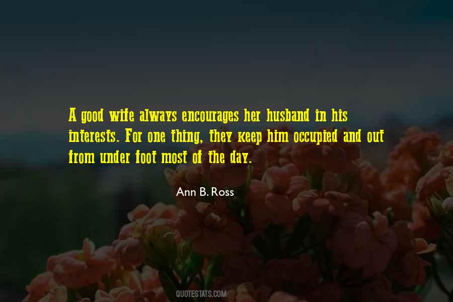 Quotes About Having A Good Wife #194542