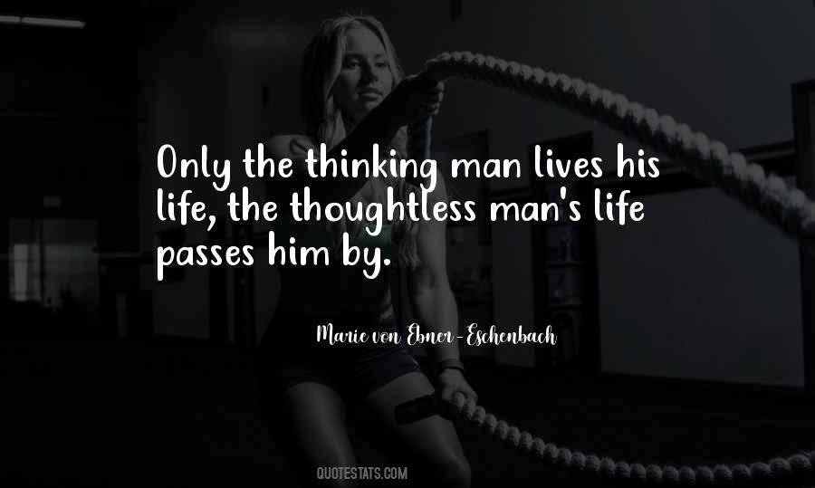 Thinking Man Quotes #1064130