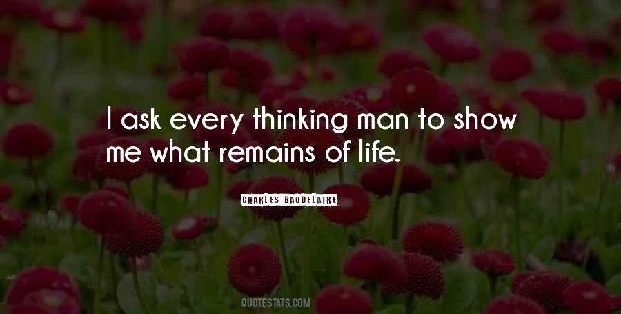 Thinking Man Quotes #297012