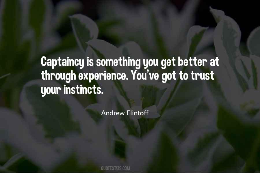 Quotes About Instinct Trust #324890