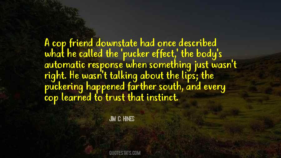 Quotes About Instinct Trust #759329