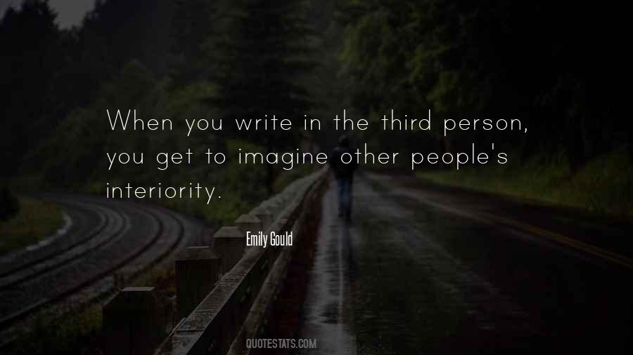 Quotes About The Third Person #1083446