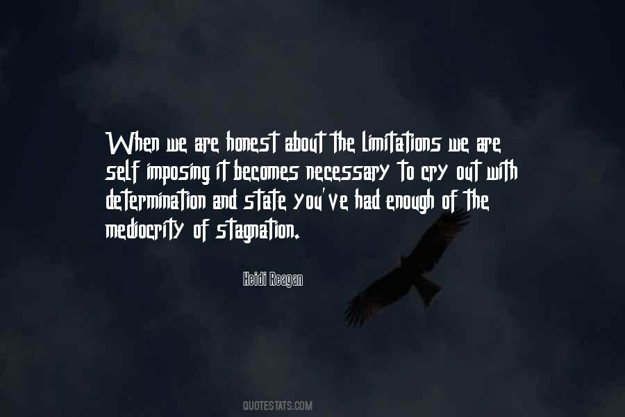 Quotes About Self Limitations #273012