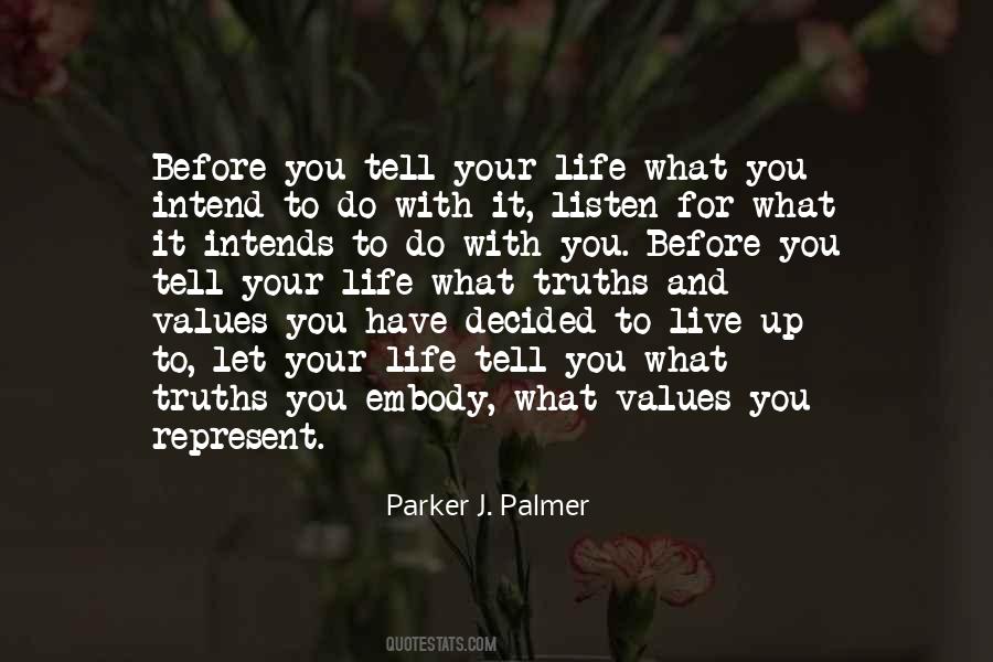 Quotes About Values In Life #69056