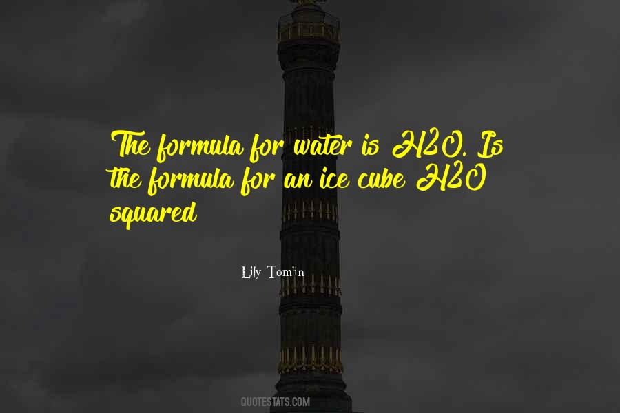Quotes About H2o #1740204
