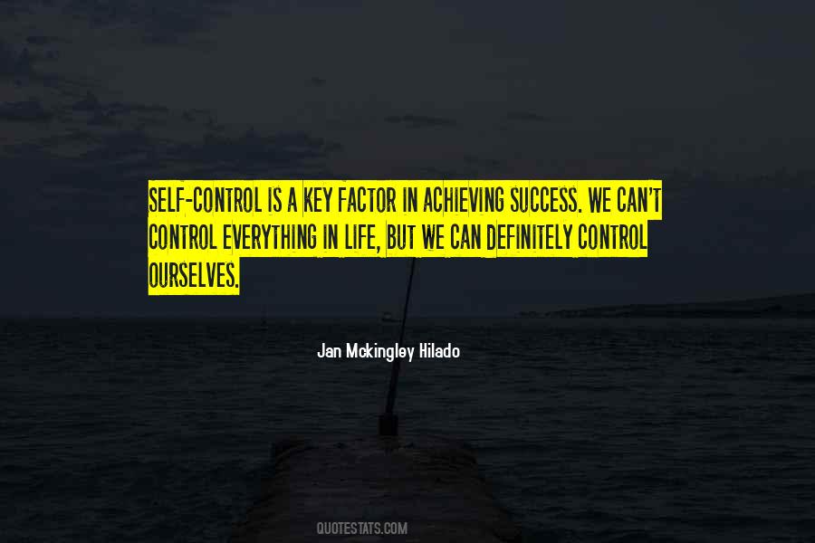 Quotes About Self Control #1218041