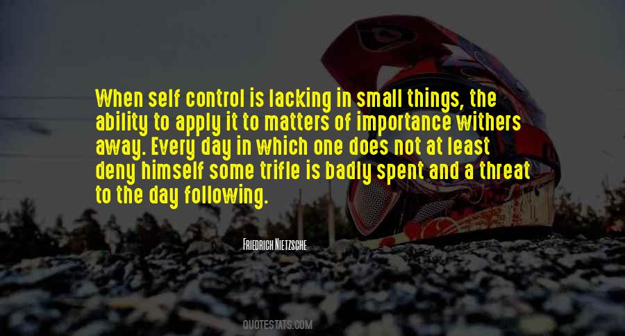 Quotes About Self Control #1307509