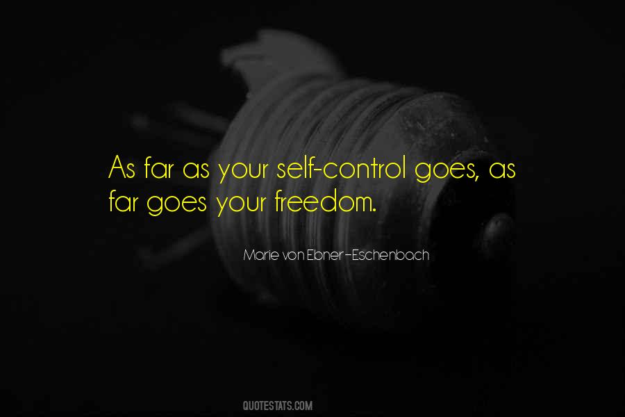Quotes About Self Control #1328585
