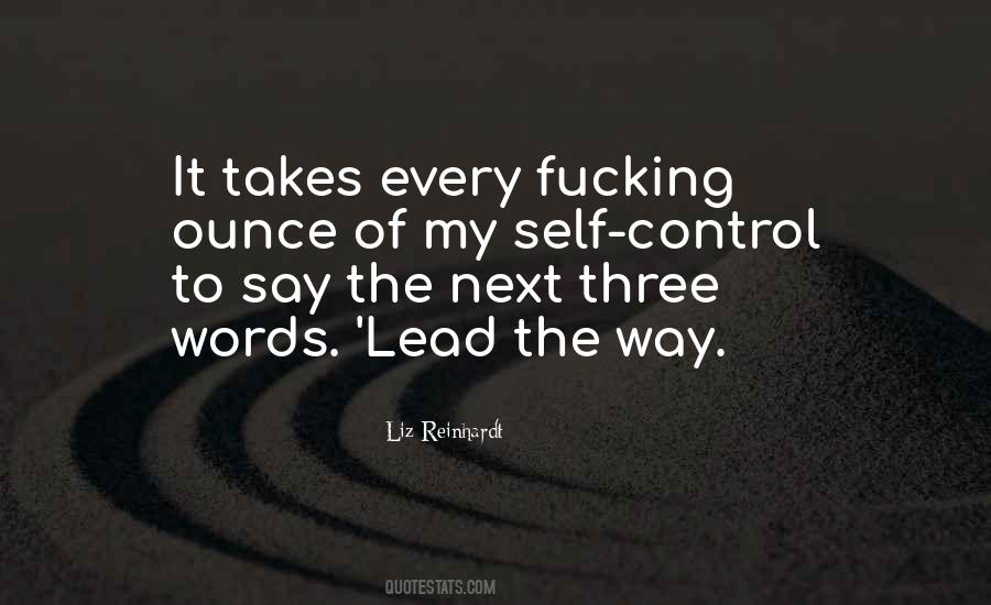 Quotes About Self Control #1349726