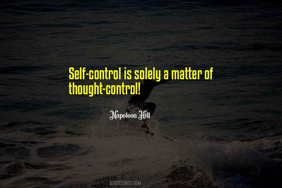 Quotes About Self Control #1372283