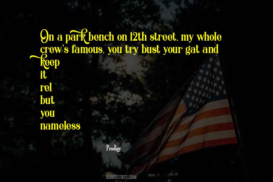 A Park Bench Quotes #1647228