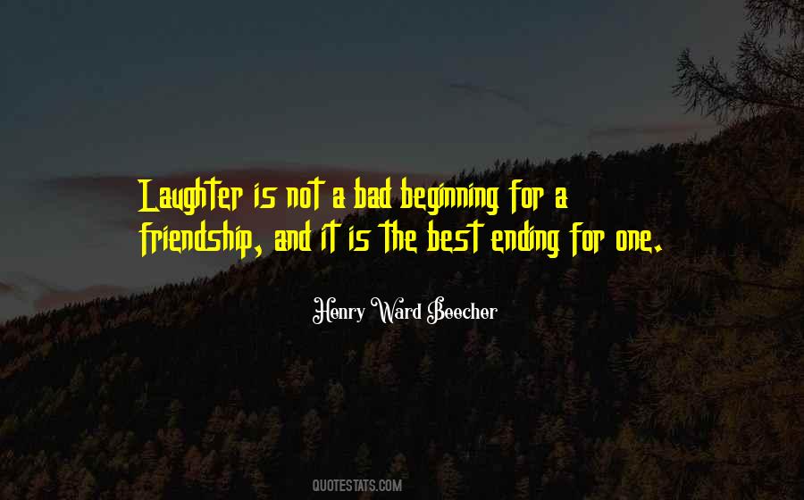 Quotes About The Beginning Of A Friendship #988700