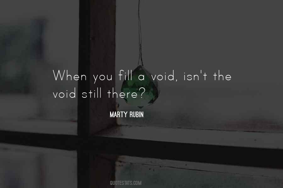 Quotes About A Void #1657082