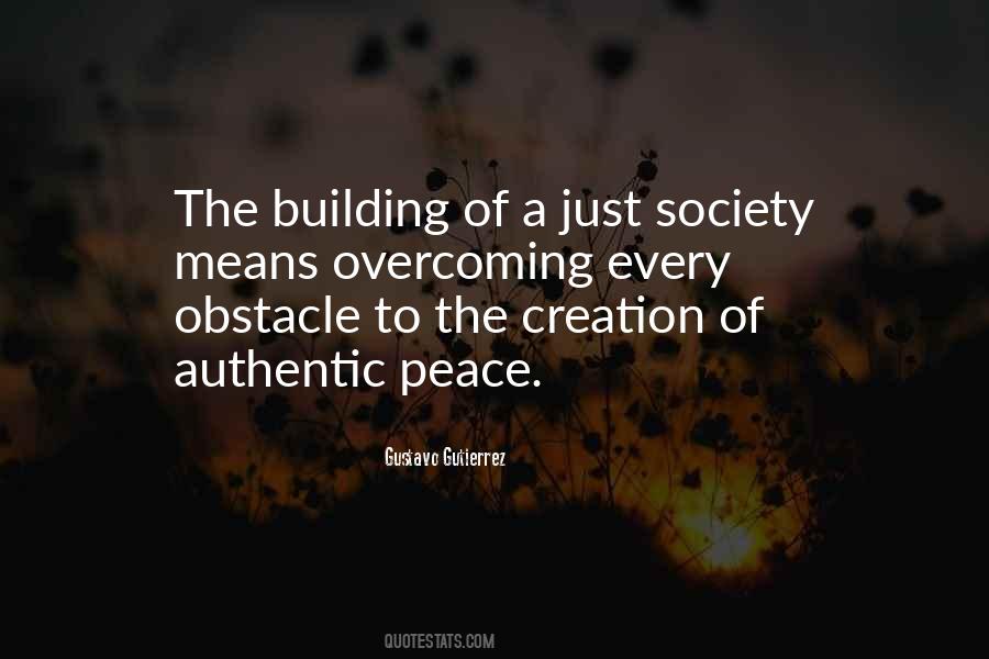 Peace Building Quotes #1292615