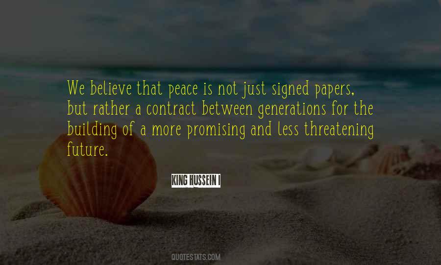 Peace Building Quotes #1624368