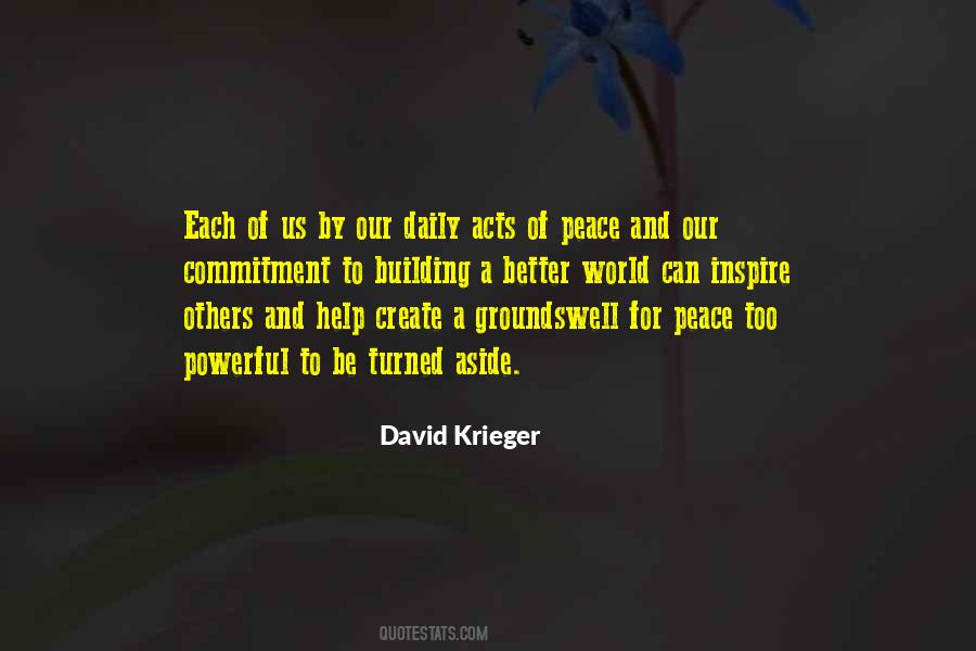 Peace Building Quotes #590126