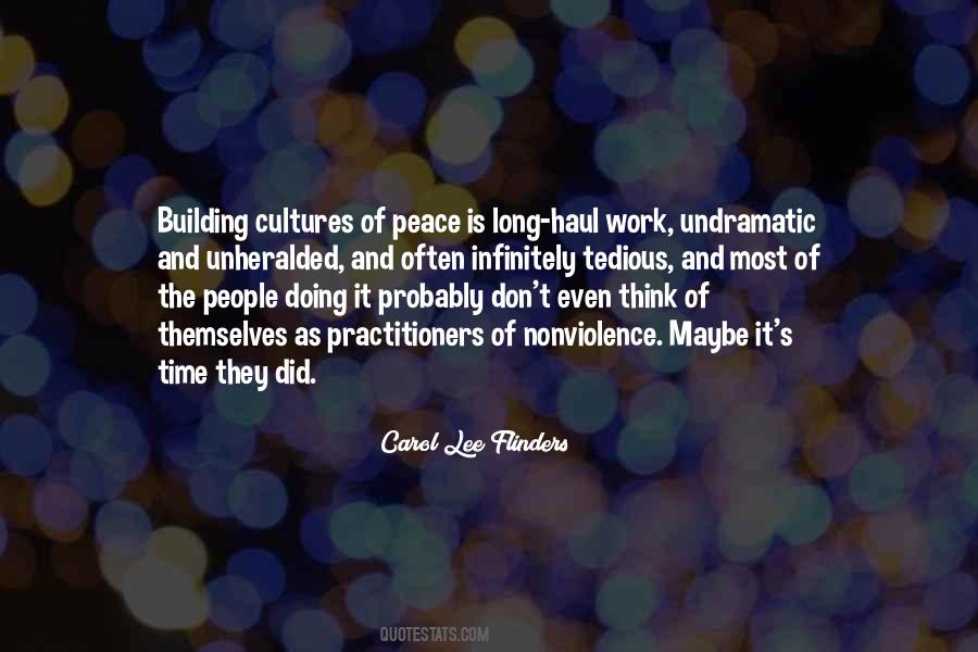Peace Building Quotes #669495