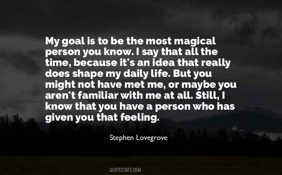 Magical Person Quotes #1837323