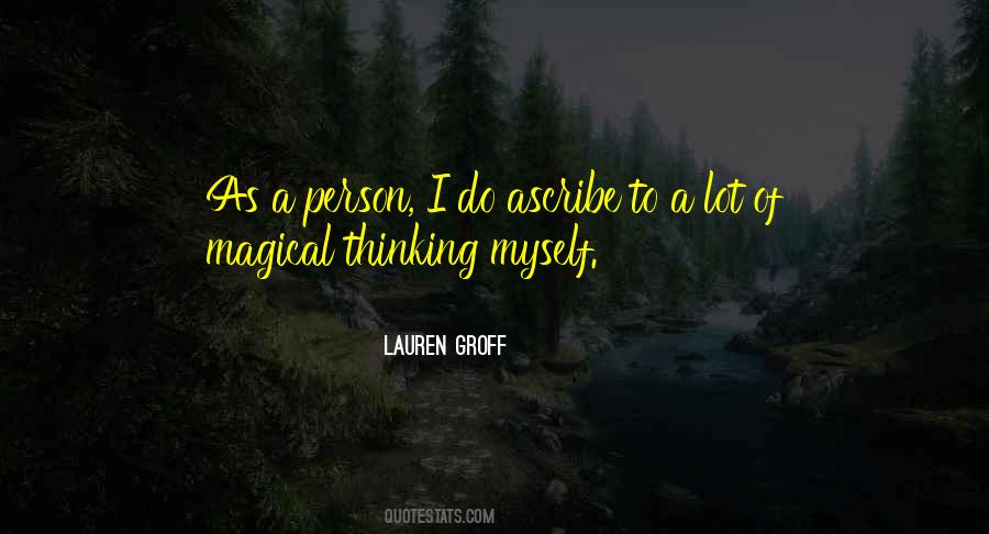 Magical Person Quotes #189892