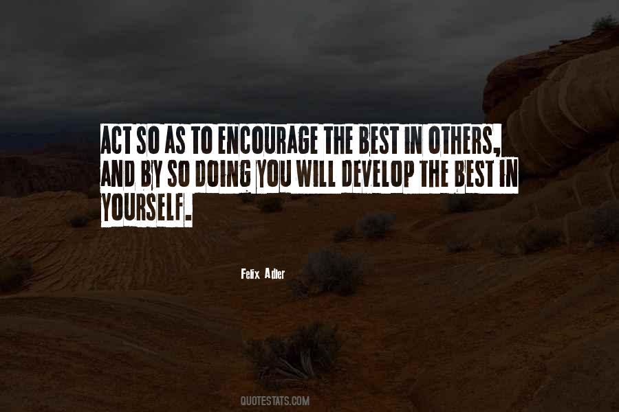 Encourage Yourself Quotes #404744