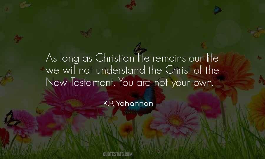 Quotes About New Life In Christ #178106
