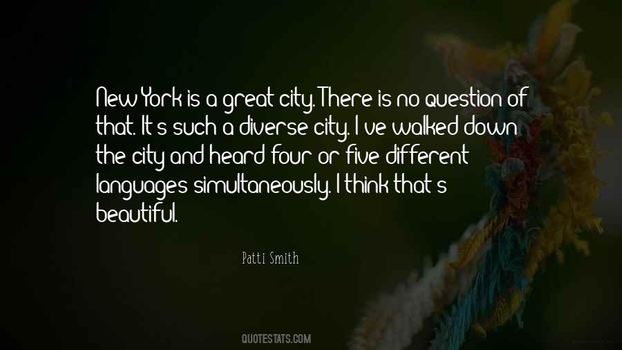 Quotes About A Beautiful City #1226548