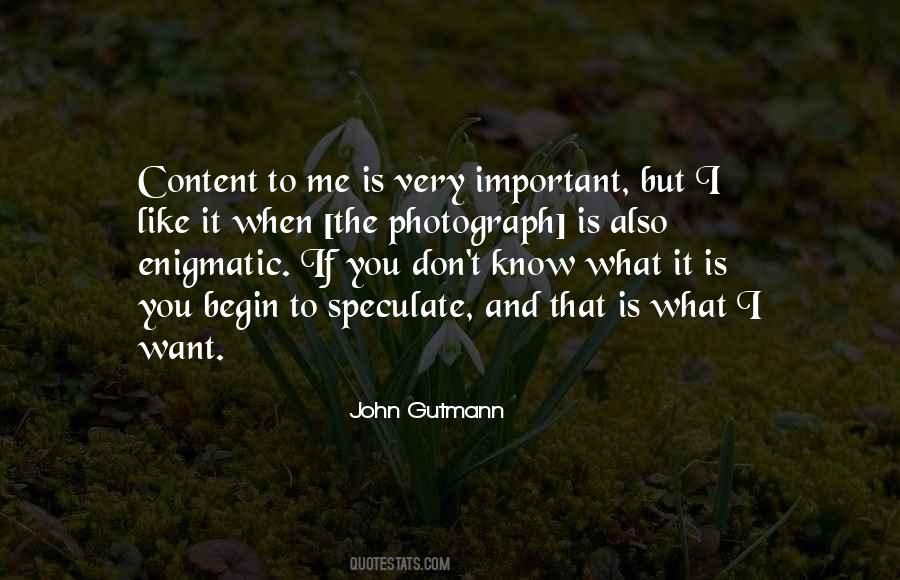 Quotes About Enigmatic #904234