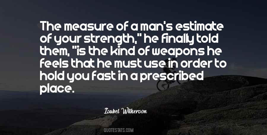 How To Measure Strength Quotes #226701