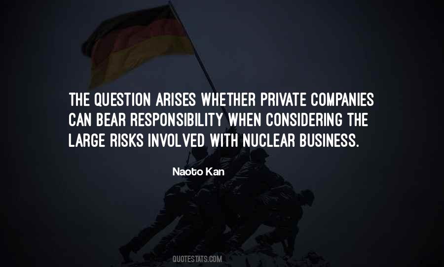 Business Risks Quotes #813106