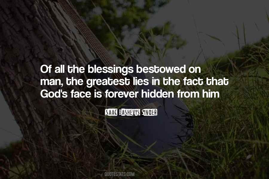 Quotes About Hidden Blessings #1349152