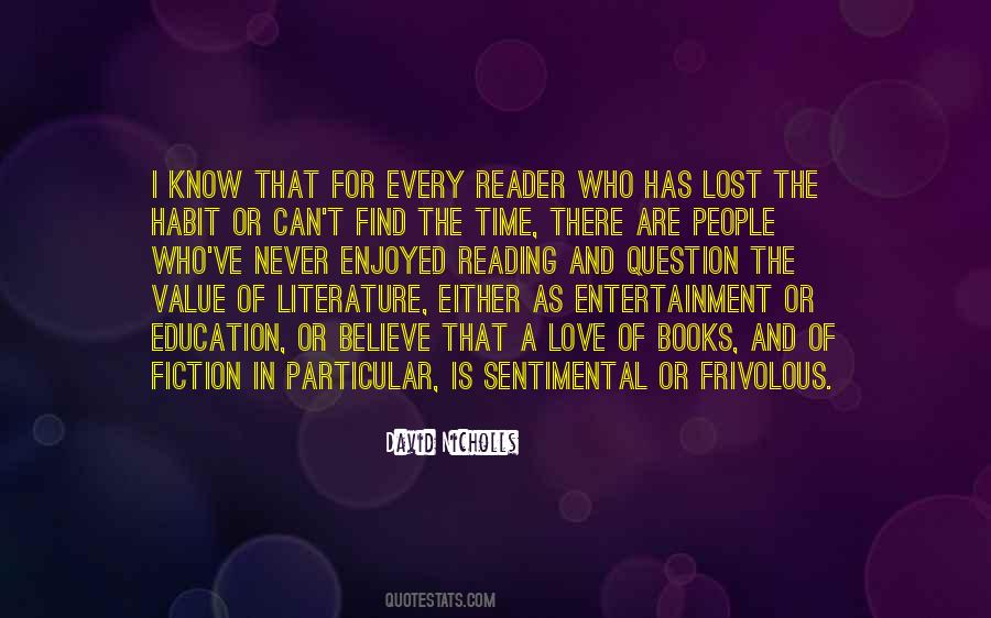 Quotes About Sentimental Value #898526