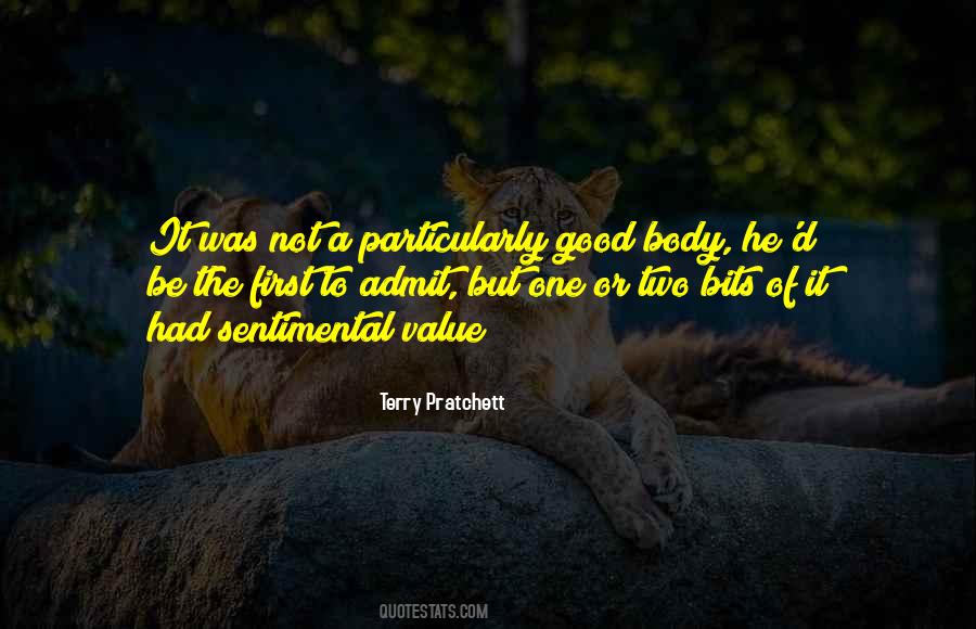 Quotes About Sentimental Value #967246