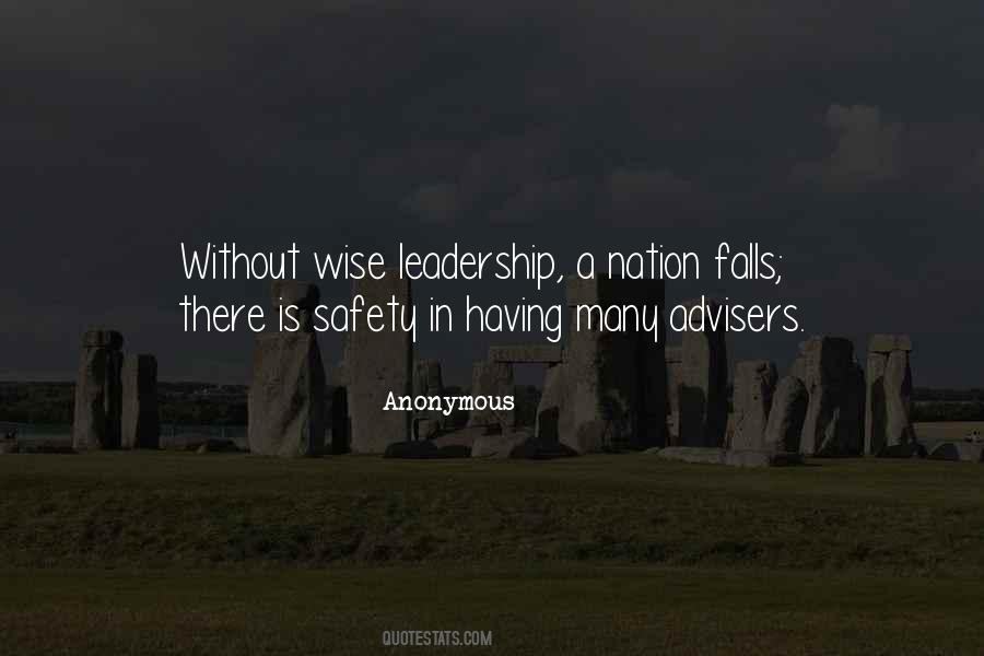Quotes About Safety Leadership #1114218