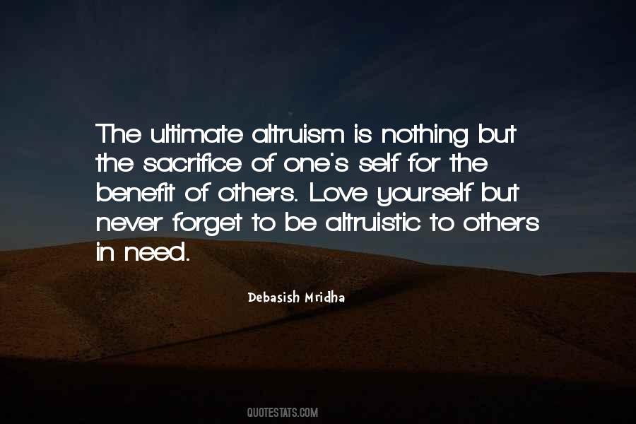 Quotes About Altruistic #1110099