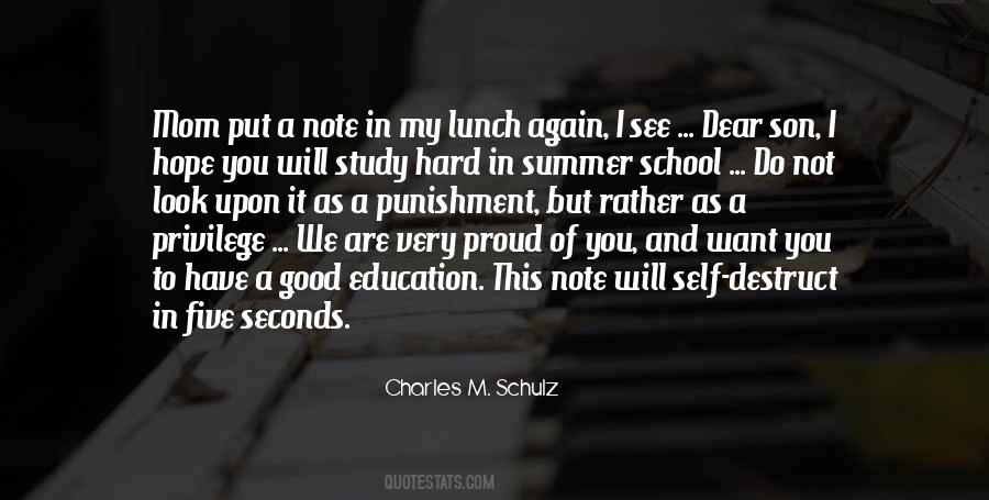 Quotes About School And Summer #1738296