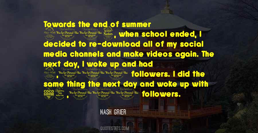 Quotes About School And Summer #1766067